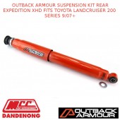 OUTBACK ARMOUR SUSPENSION KIT REAR EXPD XHD FITS TOYOTA LANDCRUISER 200S 9/07+